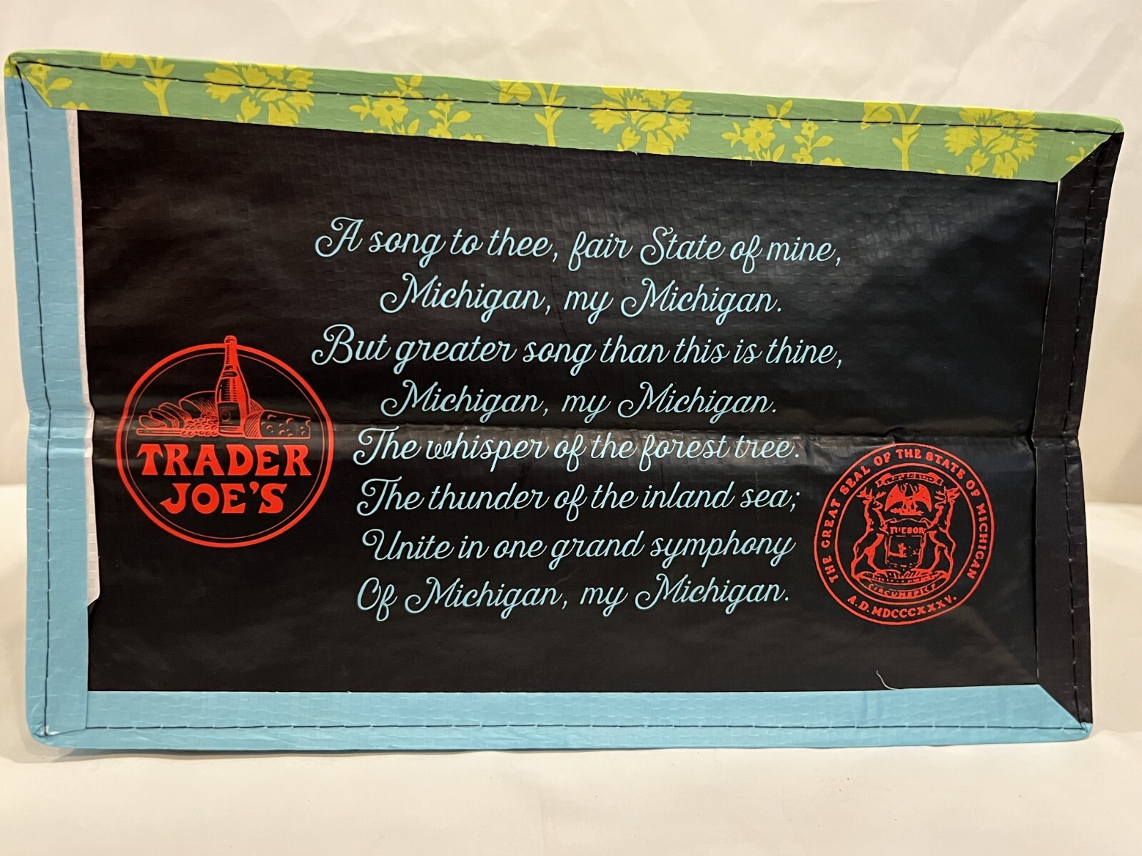 Trader Joe’s MICHIGAN Regional Reusable Shopping Tote Bag – Collect ’em All!