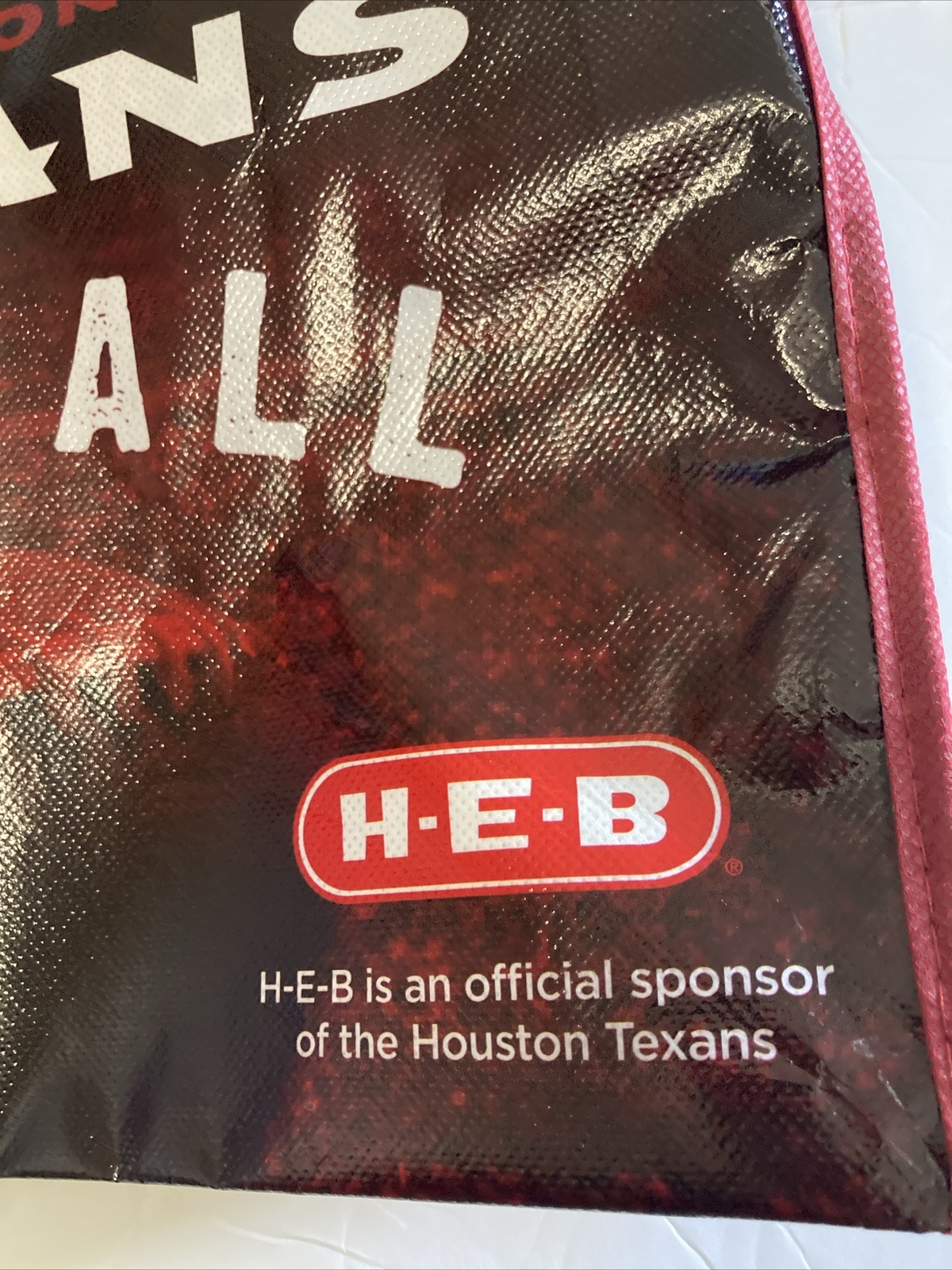 HEB Houston Texans Bag Tote Star Football Blue Texas NFL Pro Sports Series Gift