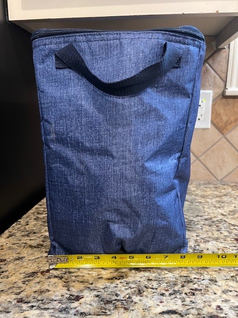 Thirty-One Signature Collection Cooler Tote❄️Crosshatch Pattern Insulated Bag ❄️