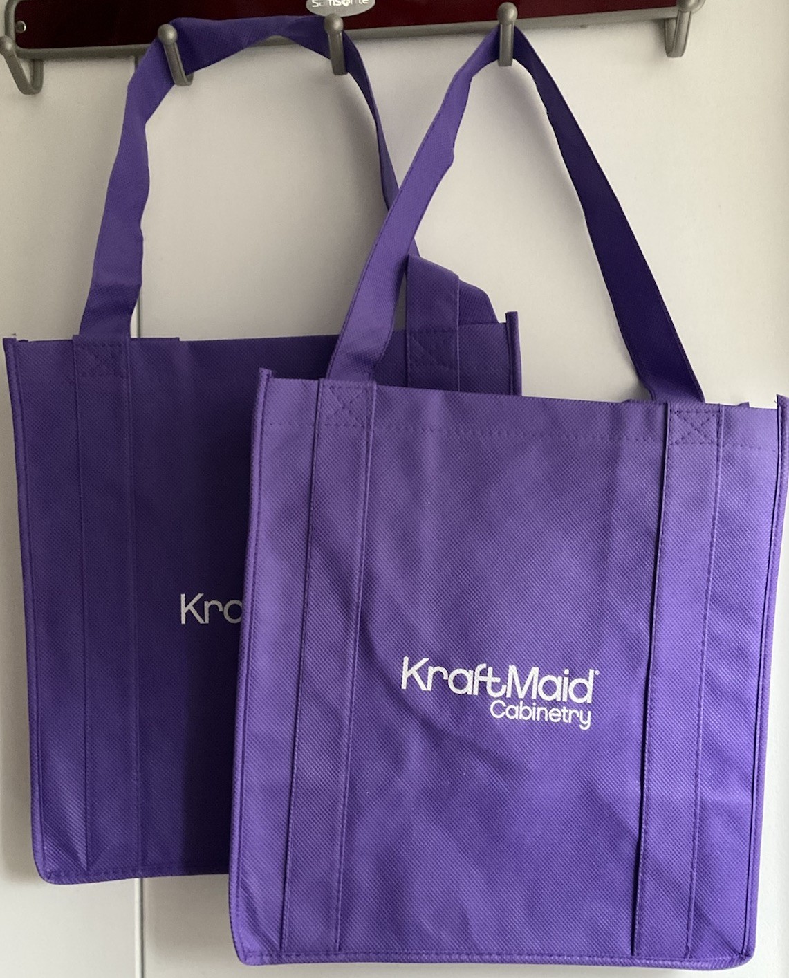 Kraftmaid Cabinetry Promotional Tote Bag 12.5” X 12” X 7.75” Lot Of 2