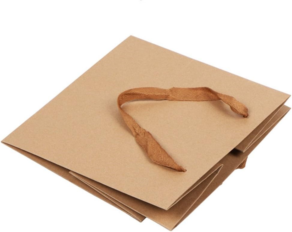 Brown Kraft Paper Shopping Handle Bags for Package 13x13x13inch