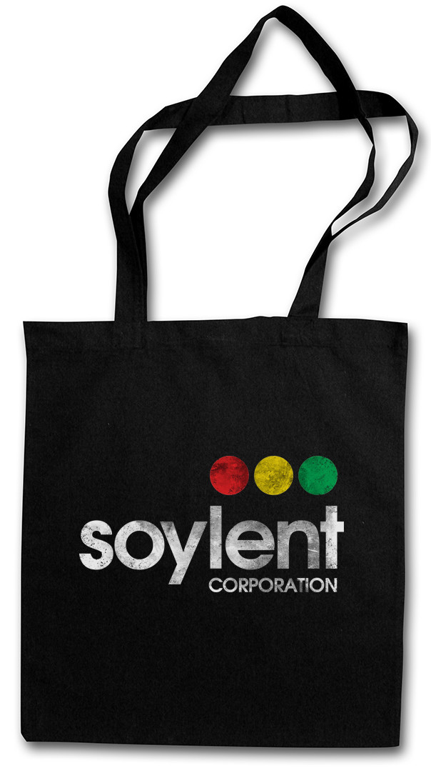 SOYLENT CORPORATION SHOPPER SHOPPING BAG Green Company Sign Logo 2022 Heston
