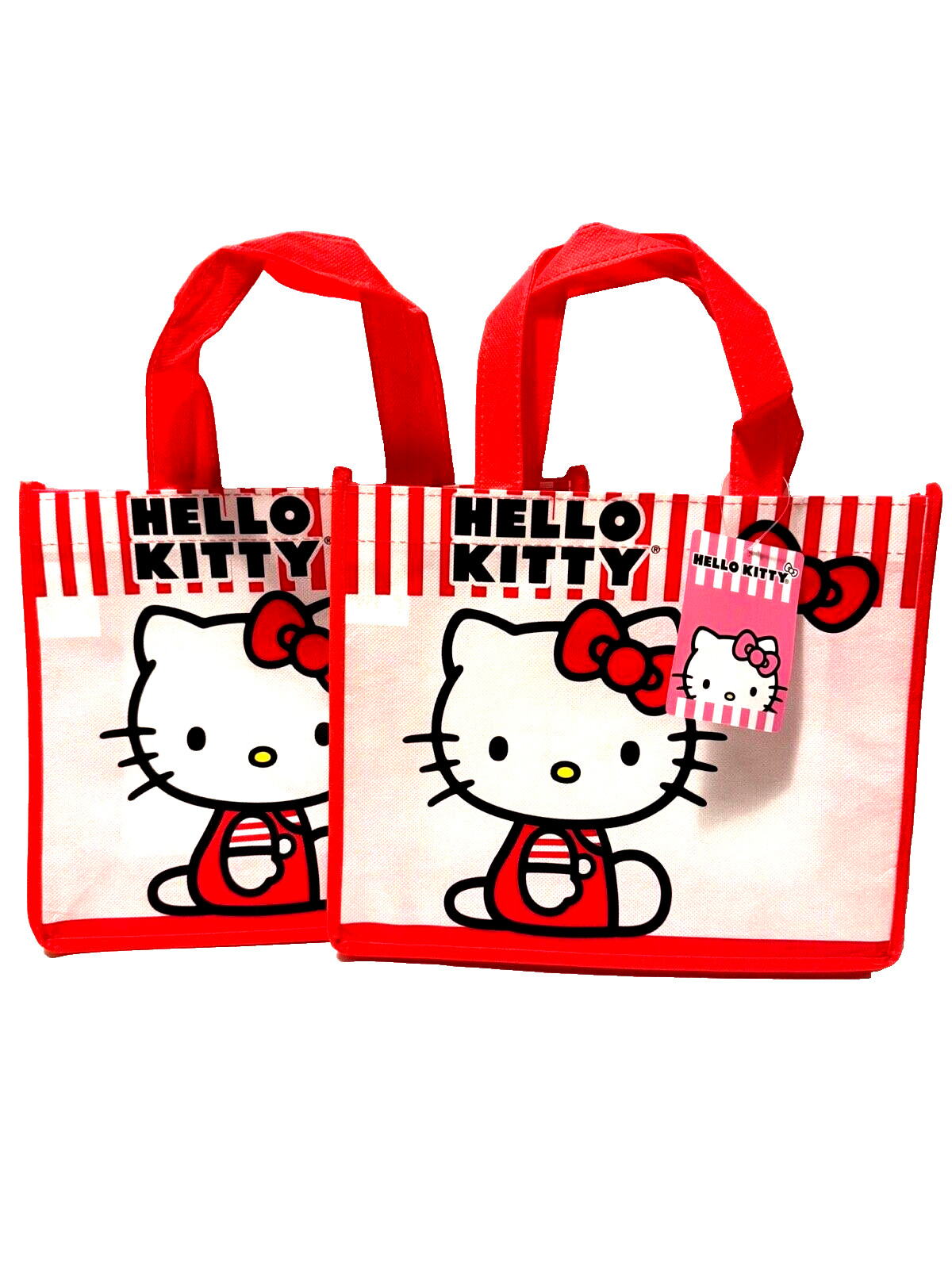 6 Hello Kitty Birthday Party Favors Treat Sacks Loot Candy Bags 12″ x 10″