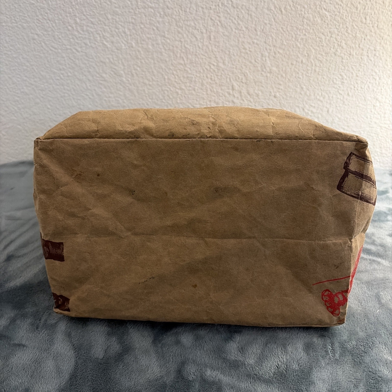 Trader Joe’s Washable Reusable Paper Shopping Bag Brown