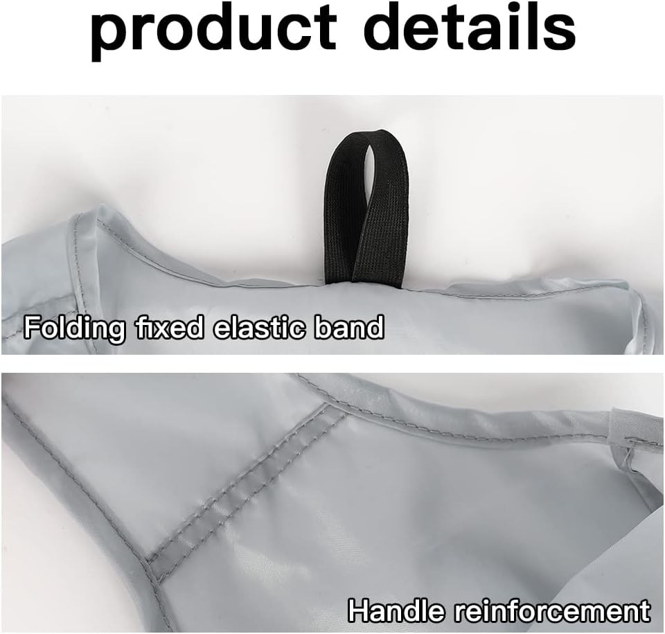 10 Pack Large Foldable Reusable Shopping Bags with Handles Assorted Colors