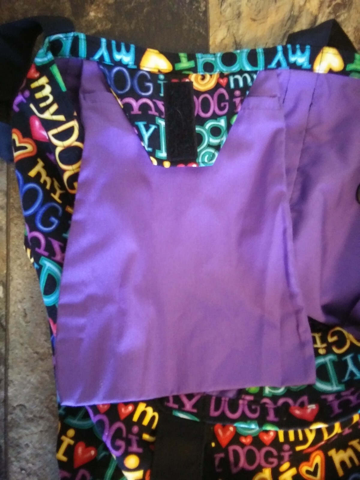 Light Weight Travel Tote by Daren Otis I Love My Dog Colorful Large Travel Bag