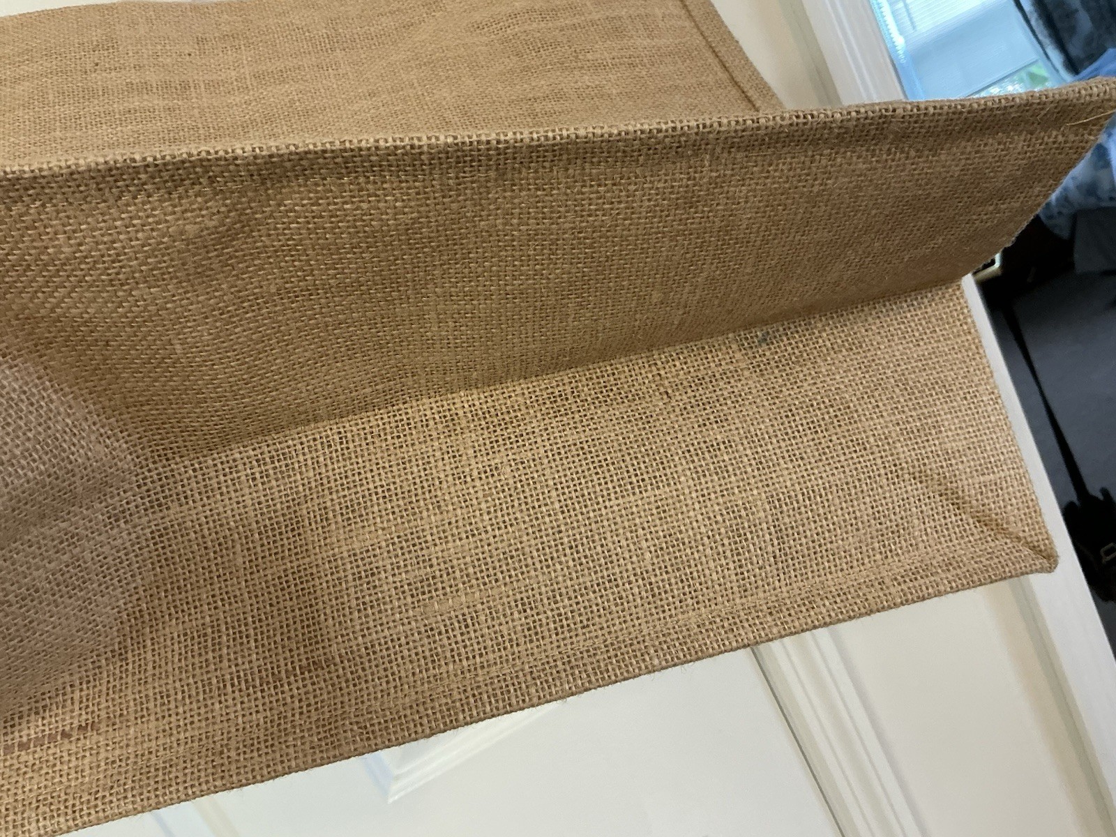 Lucketts Markets Burlap/Jute Farmer’s Market Tote/Shopping Bag