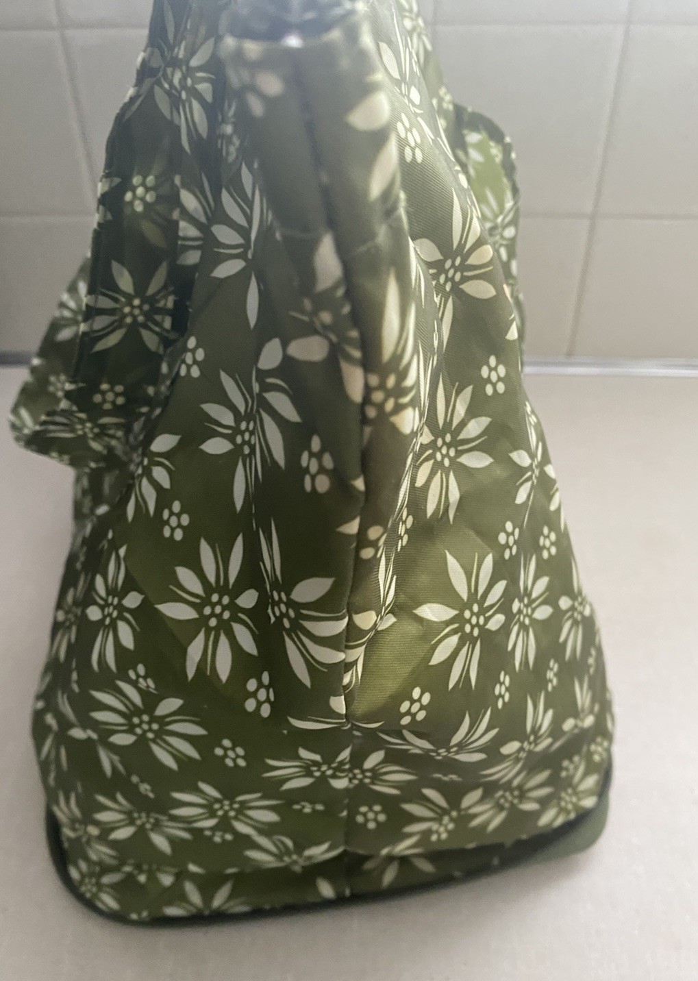 Temptations Insulated Tote Cooler Bag Reusable Floral Pint Packable