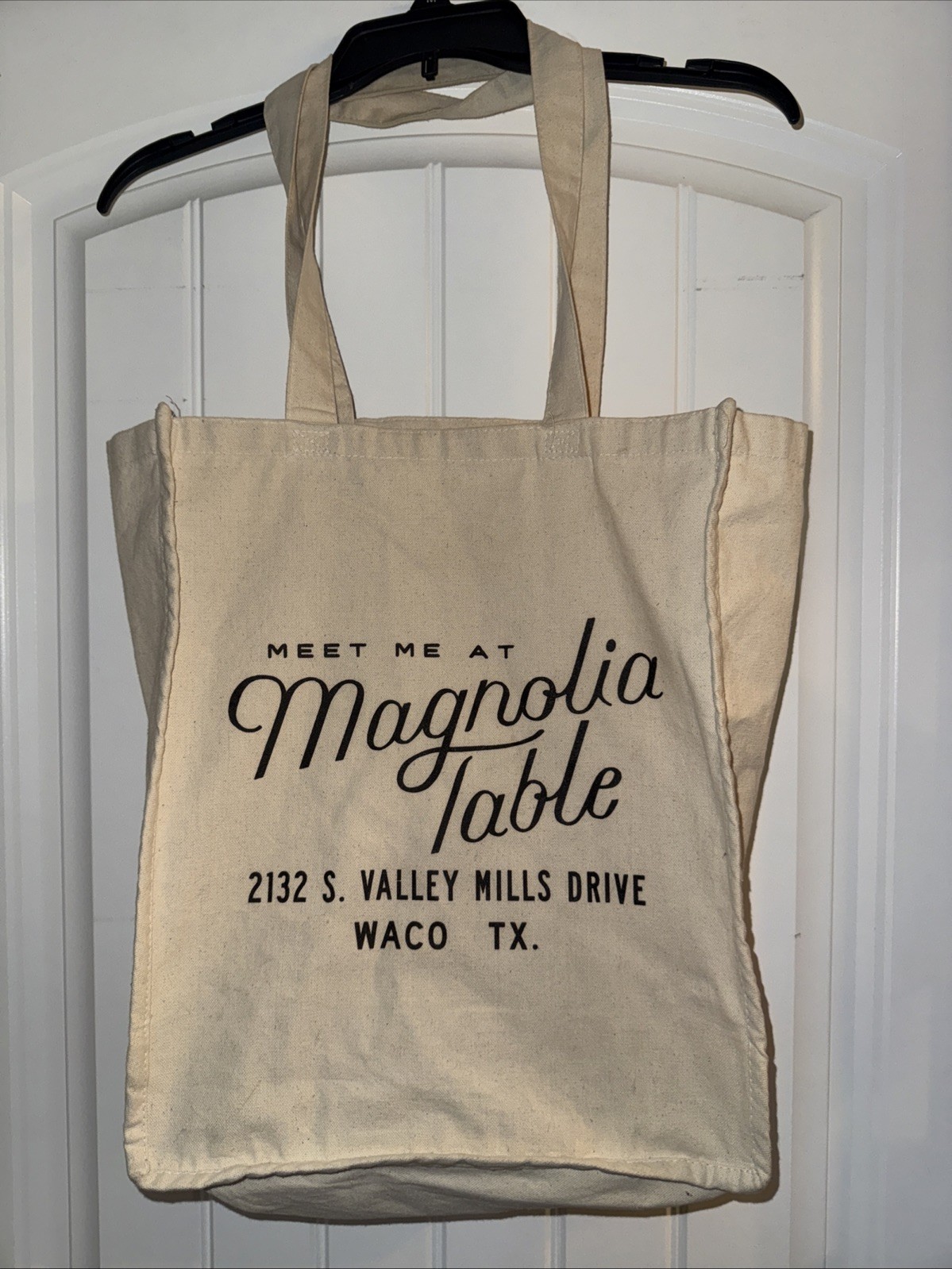 Canvas Bag Large Magnolia Table Joanna Gaines Waco Texas