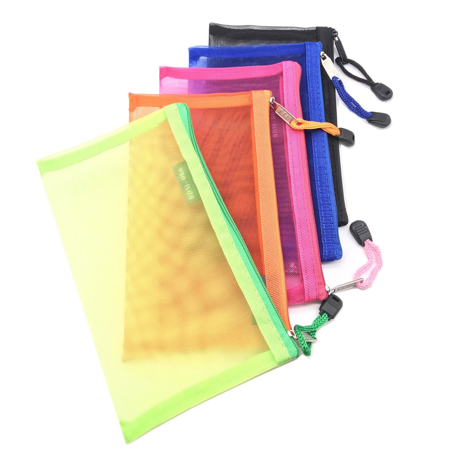 Pack of 5 pcs Multipurpose Nylon Mesh 5 Count (Pack 1), Multicolor