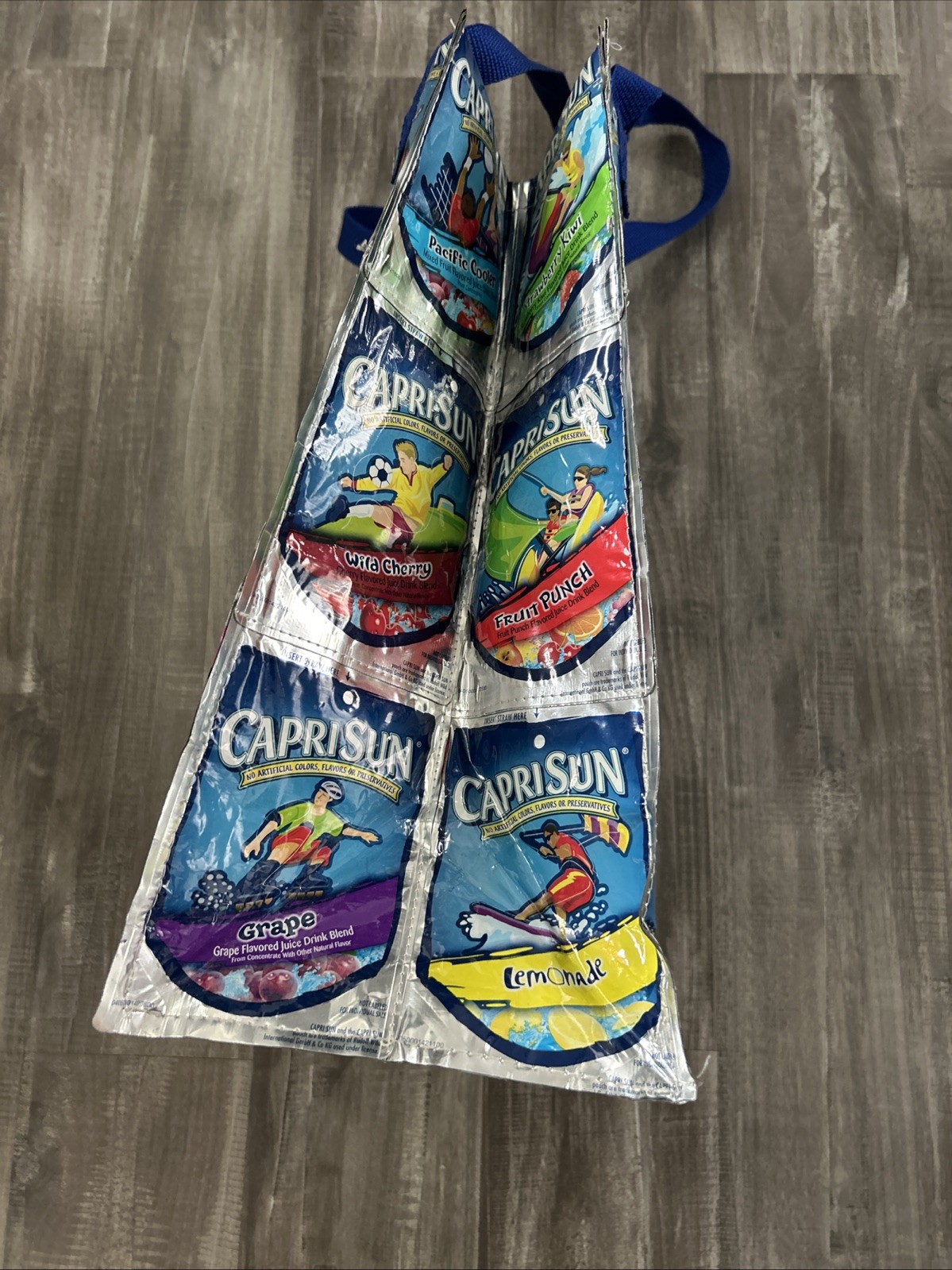 Capri Sun Pacific Cooler Pouch Shopping Tote Bag Recycled Reusable Terracycle