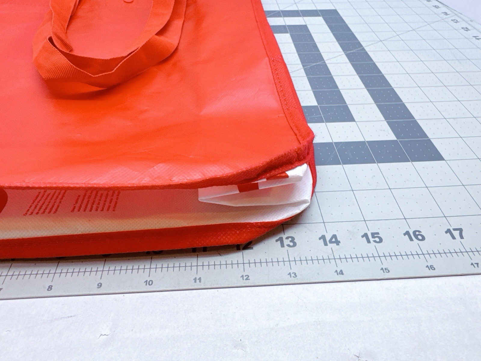 Lululemon Reusable Shopping Large Tote Bag w/ Nylon Handle – Red