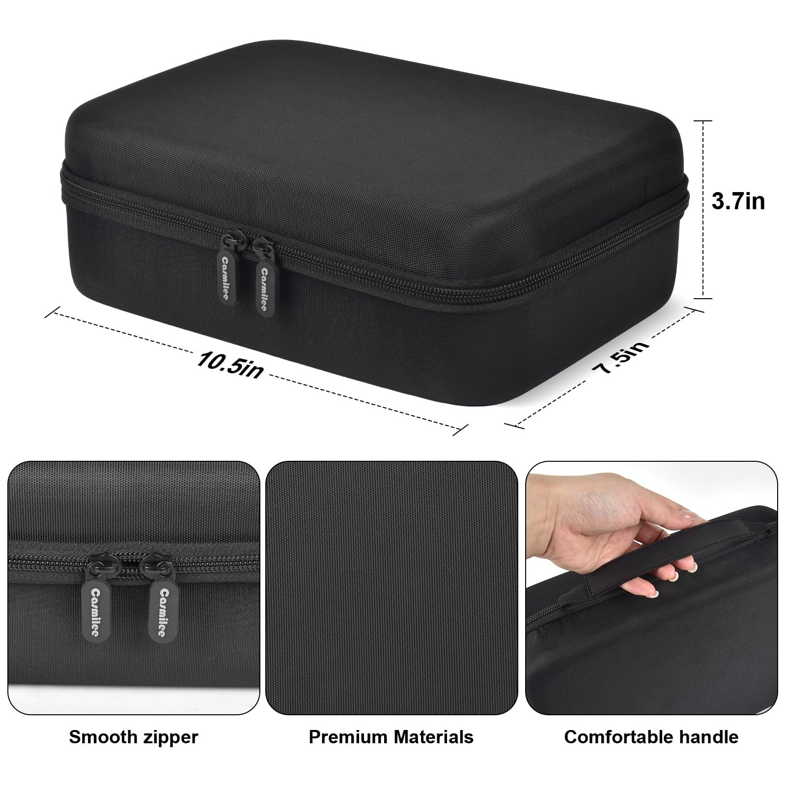 Tattoo Travel Case for Wormhole & Vidattx Gun Kits – Storage Black