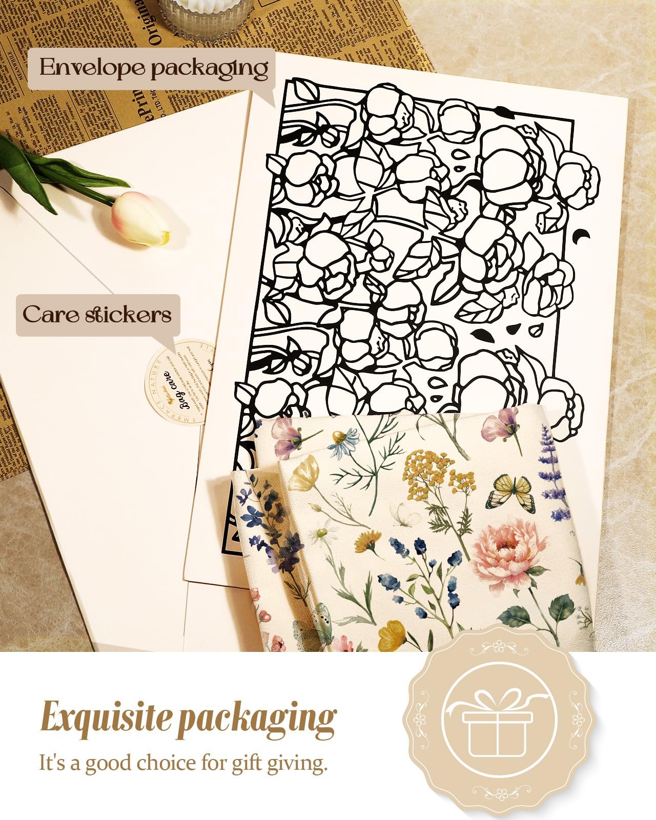 Aesthetic Canvas Tote Bag for – Flowering Shrub Reusable Tote Shoulder Bag Cu…