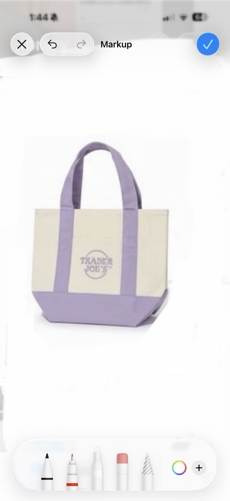 Trader Joe’s Mini Tote Bags Pink Blue Mint Purple Dark Green Yellow Lot of 6