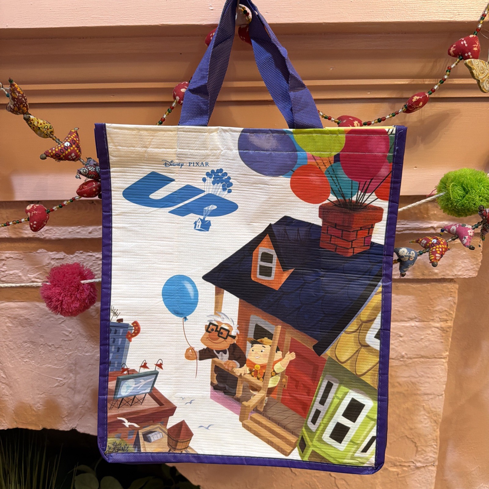 Disney Store Disney Pixar UP reusable Tote Bag – NEW HTF 13x15x6in.