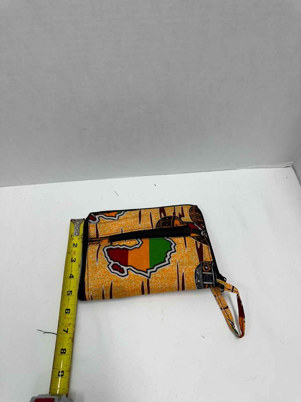 Hand made foldable reusable shopping bag from Burkina Faso unique African flare