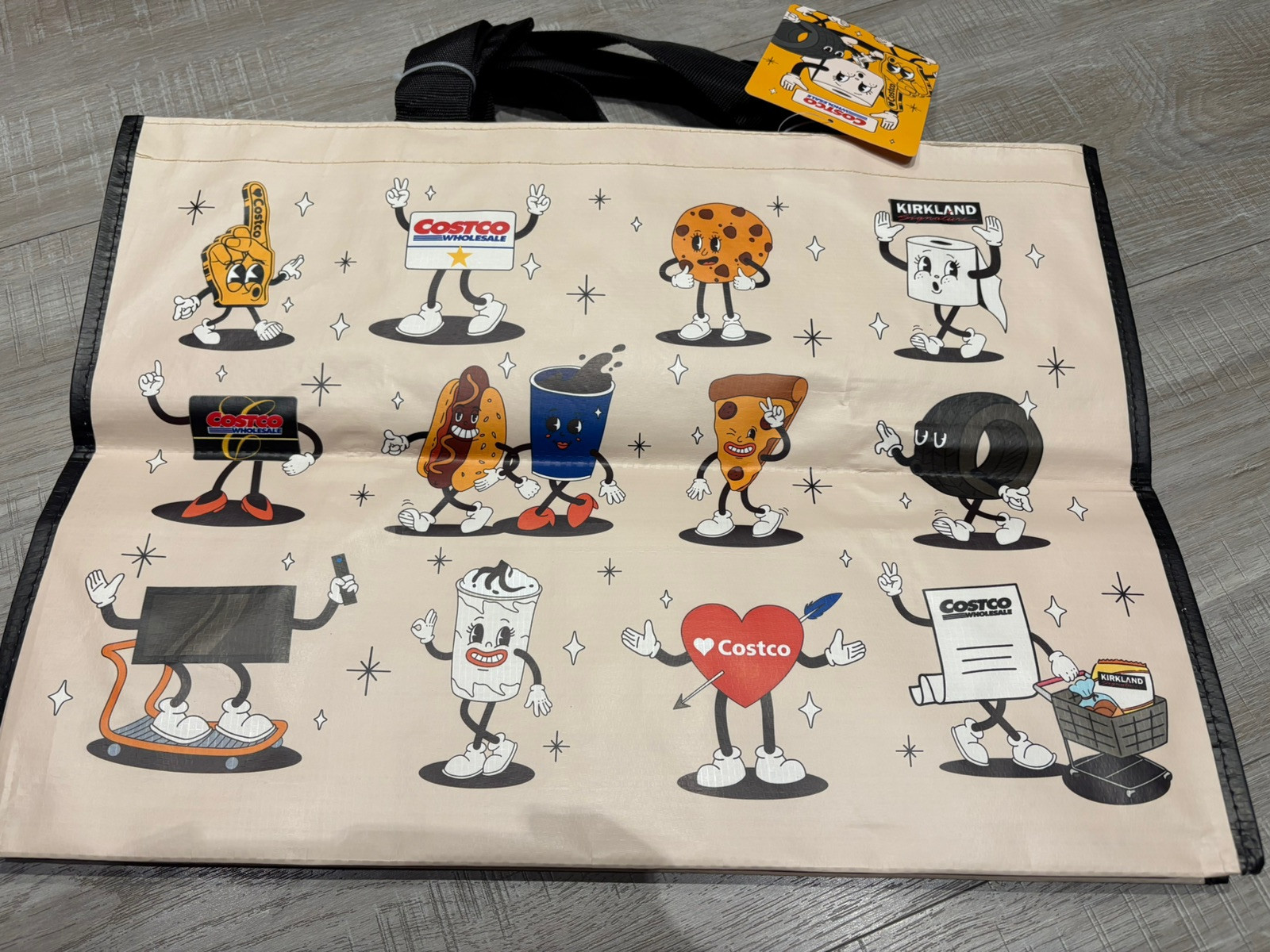 New With Tag Costco Large Reusable Shopping Bag Signature Product Taiwan Edition
