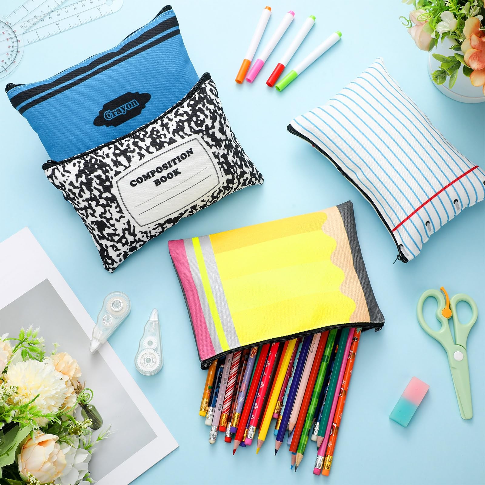 Yeyeplum 8 Pcs Teacher Appreciation Gifts 7.87 x 5.51 inches, multiple colors