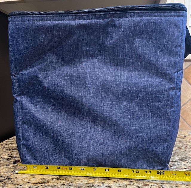 Thirty-One Signature Collection Cooler Tote❄️Crosshatch Pattern Insulated Bag ❄️