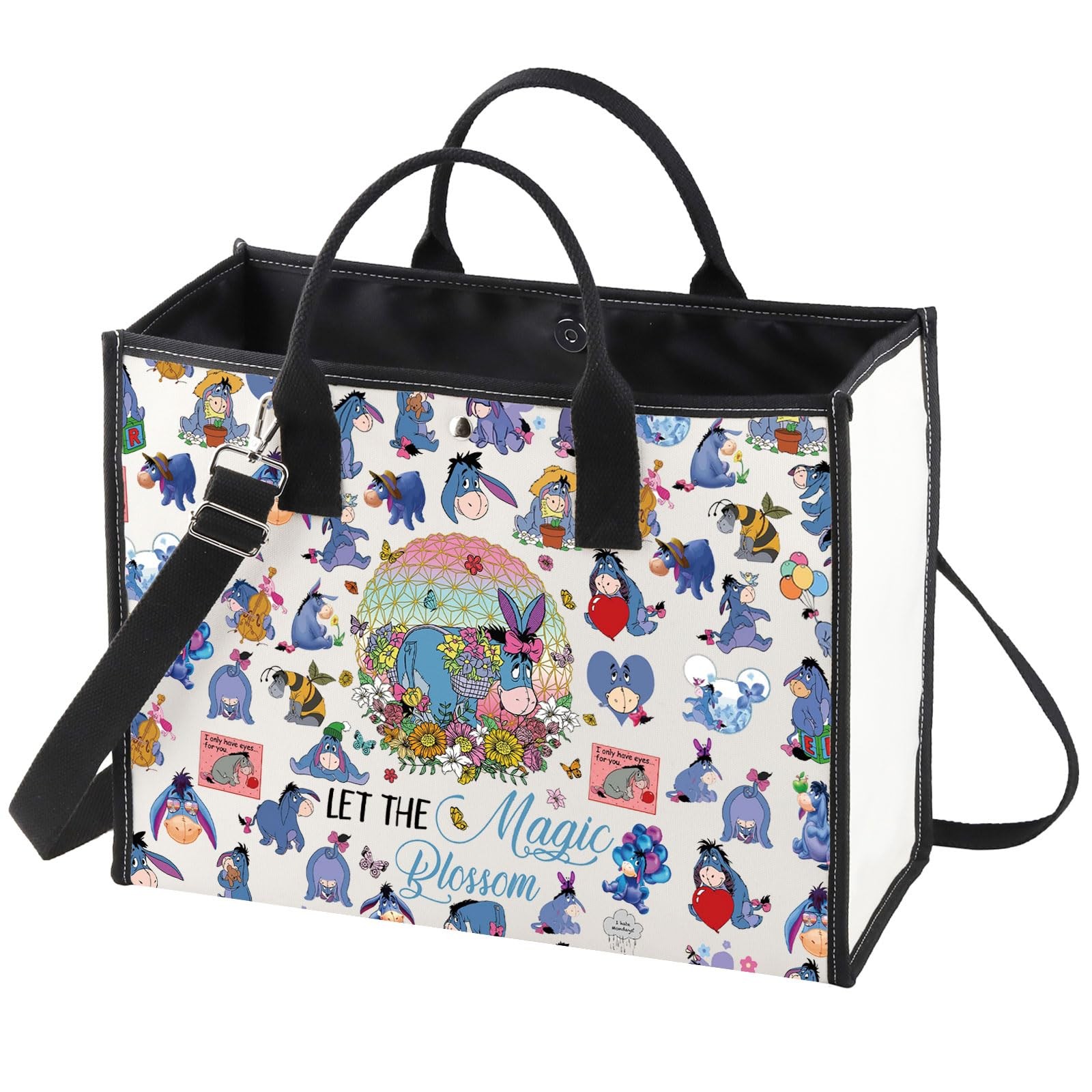 Donkey Tote Bag Movie Fans Gift Let The Blossom Reusable Grocery Bag Cartoon …