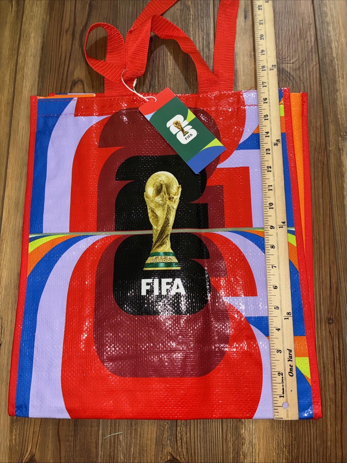 FIFA World Cup 2026 Reusable Shopping Tote Bag Lightweight NWT 🔥FAST SHIPPING🔥
