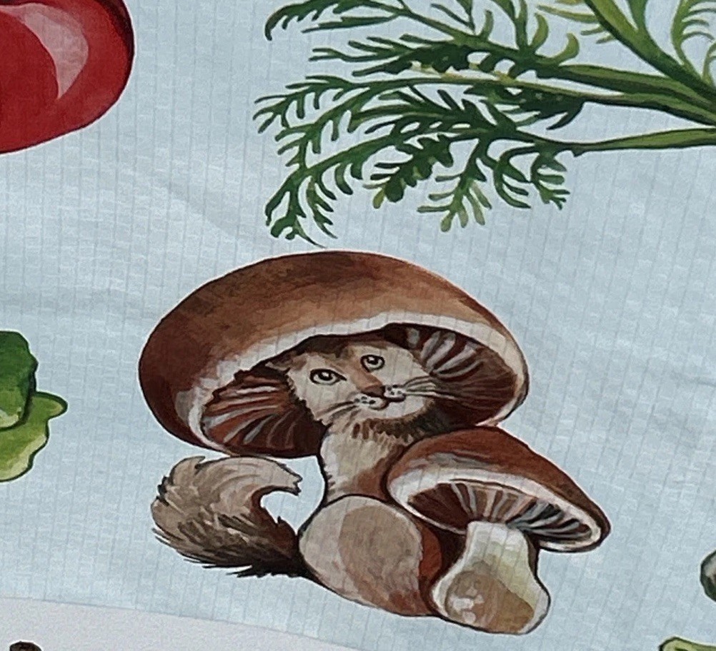 Marshalls Reusable Cat Vegetable Tote Bag Kitty Produce Veggie Grocery Bag NEW