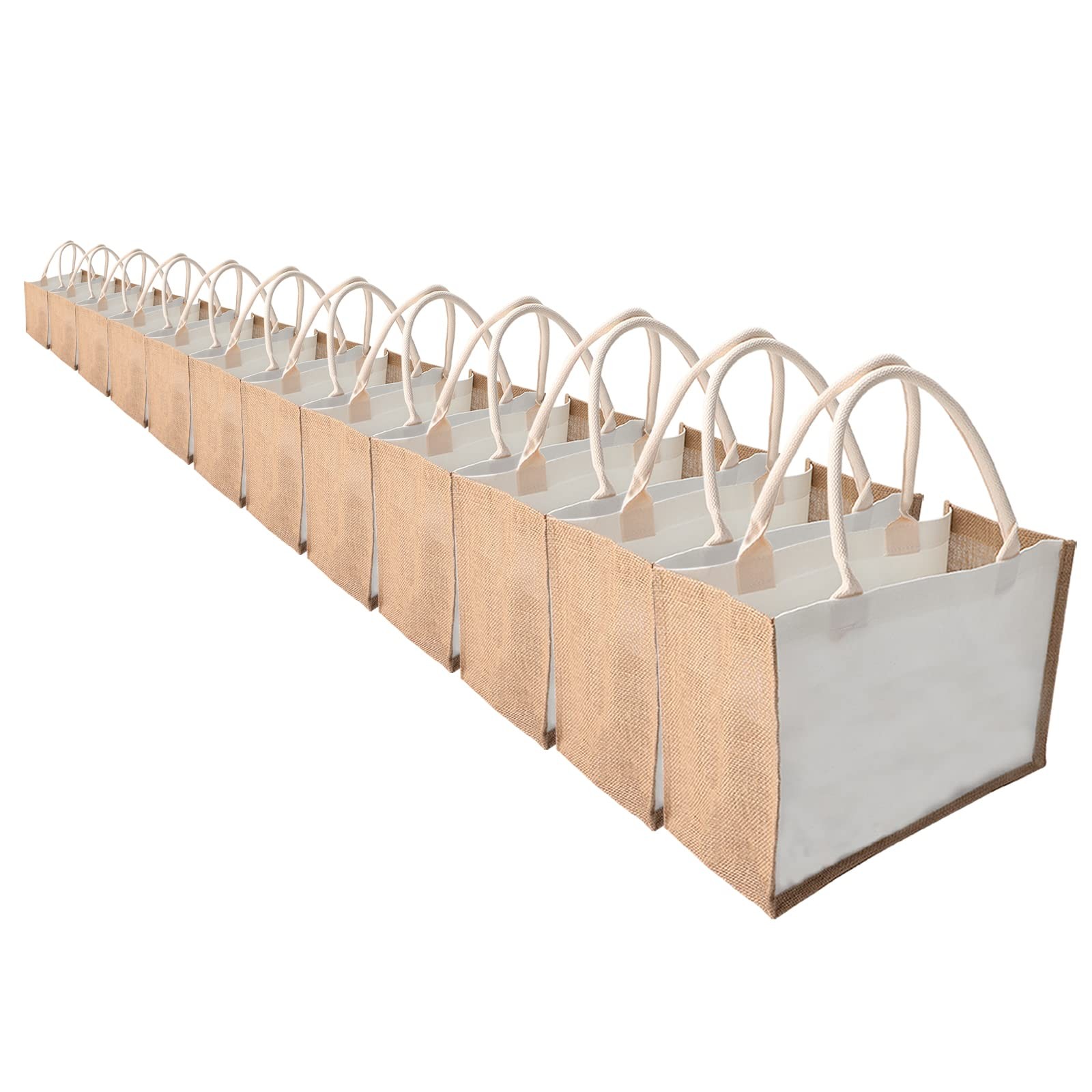 Jute Beach Tote Bags,MEIANJUN Bridesmaid Tote Bags retro tote Bag, country ch…