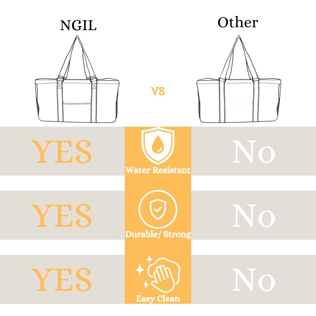 Extra Large Utility Tote Reusable Grocery Bag Oversized Collapsible For Grocerie