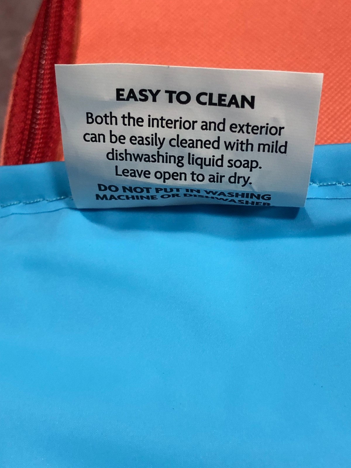 Trader Joe’s Mini Insulated Bag Blue Peach 2 Bags Tote New Lunch