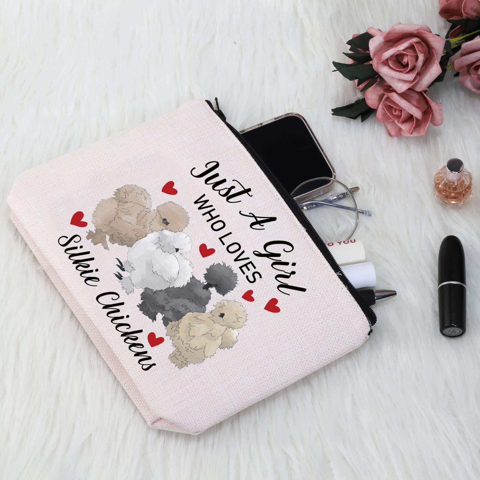 G2TUP Silkie Chicken Lover Gift Who Loves Chickens White Bag