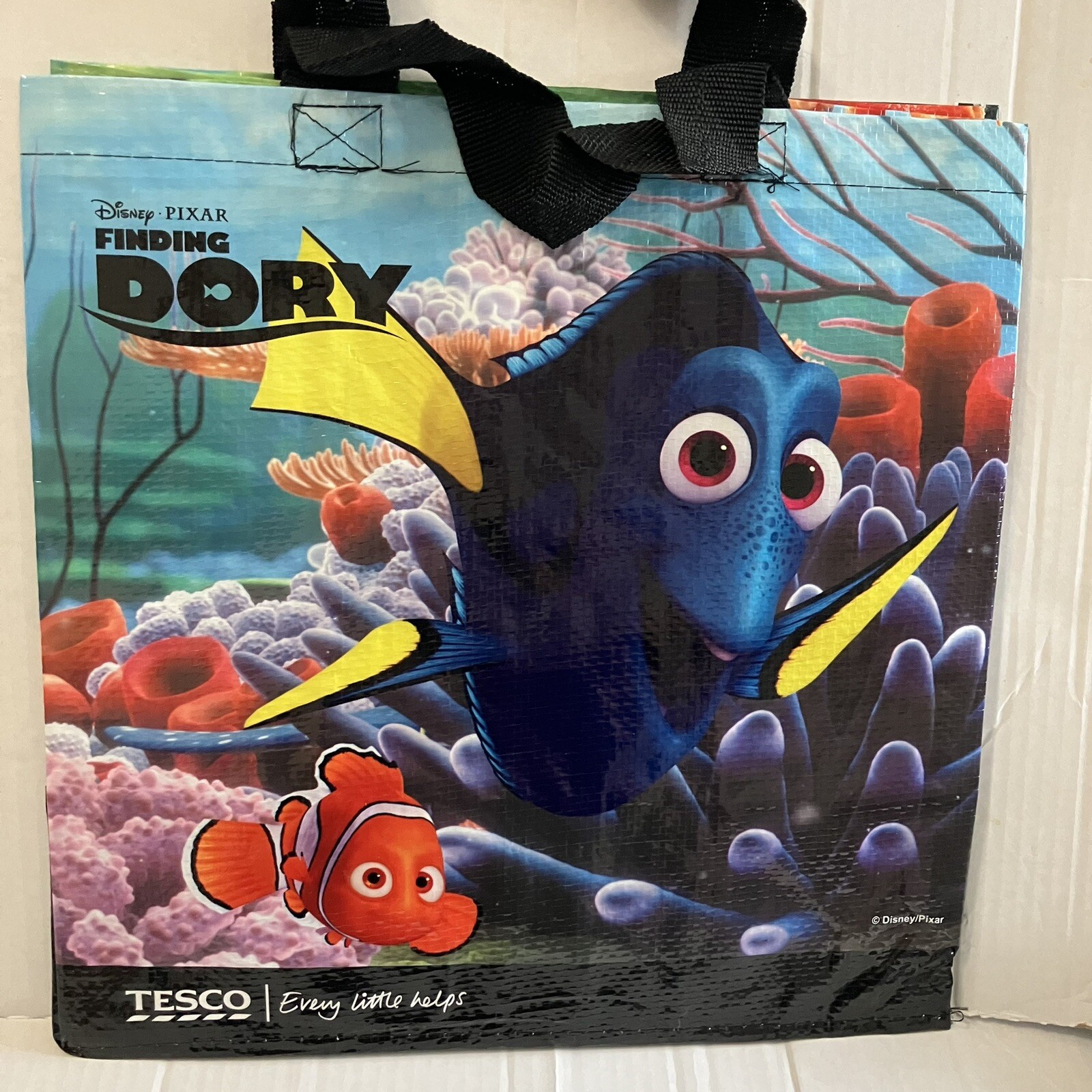 Tesco Finding Dory Tote Bag Nemo Disney Pixar Fish Coral Sea Life Eco Gift New