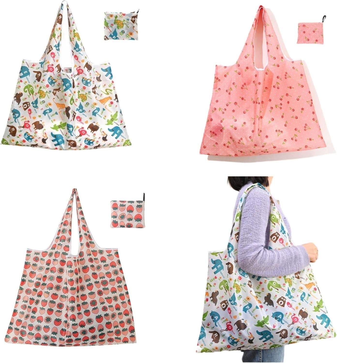 Extra Large 50lbs Foldable Reusable Shopping Bags kitchen reusable grocery ba…