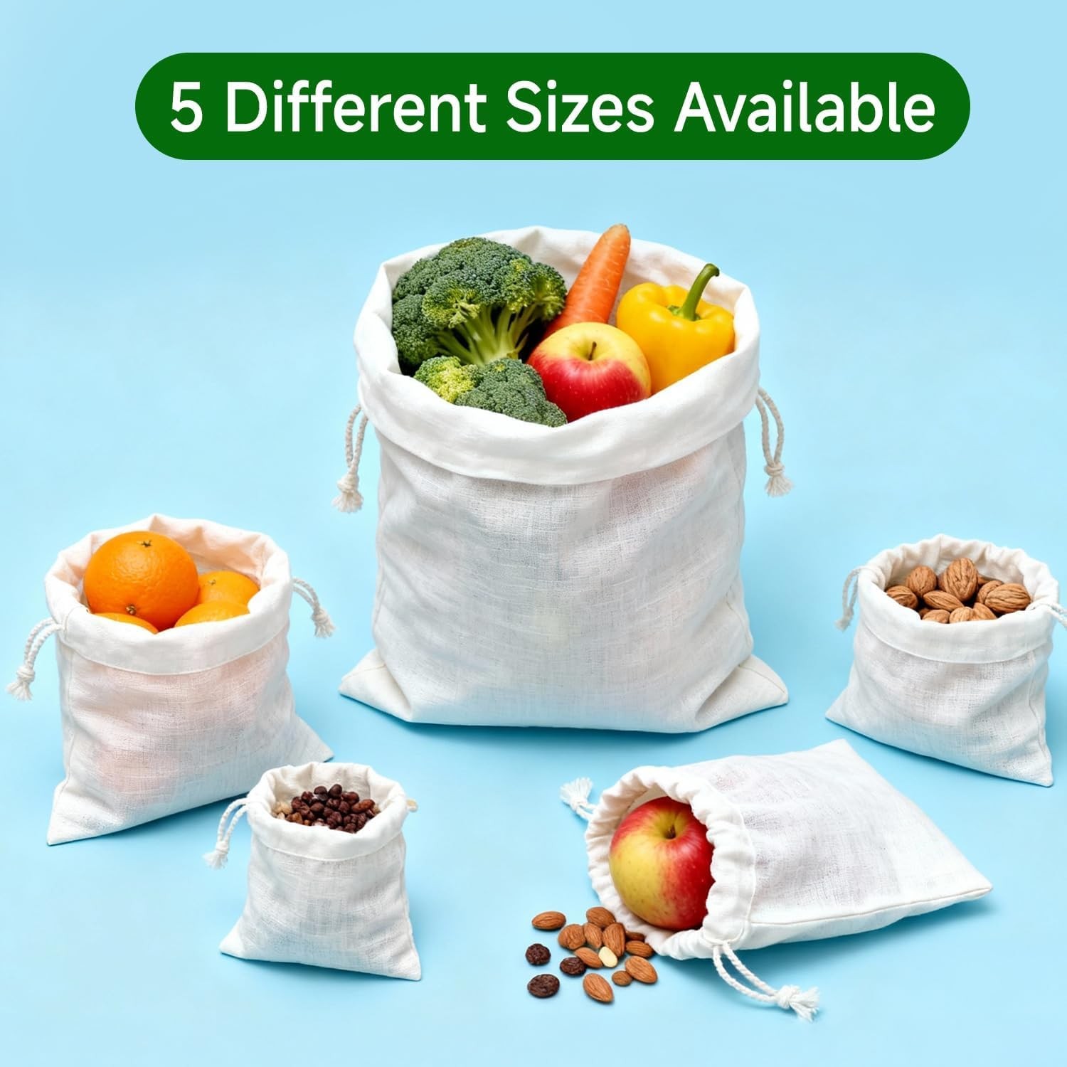 Simple&Opulence 6-Pack 14” x 17” Linen Cotton XL-14” x 17”(6-Pack ), White