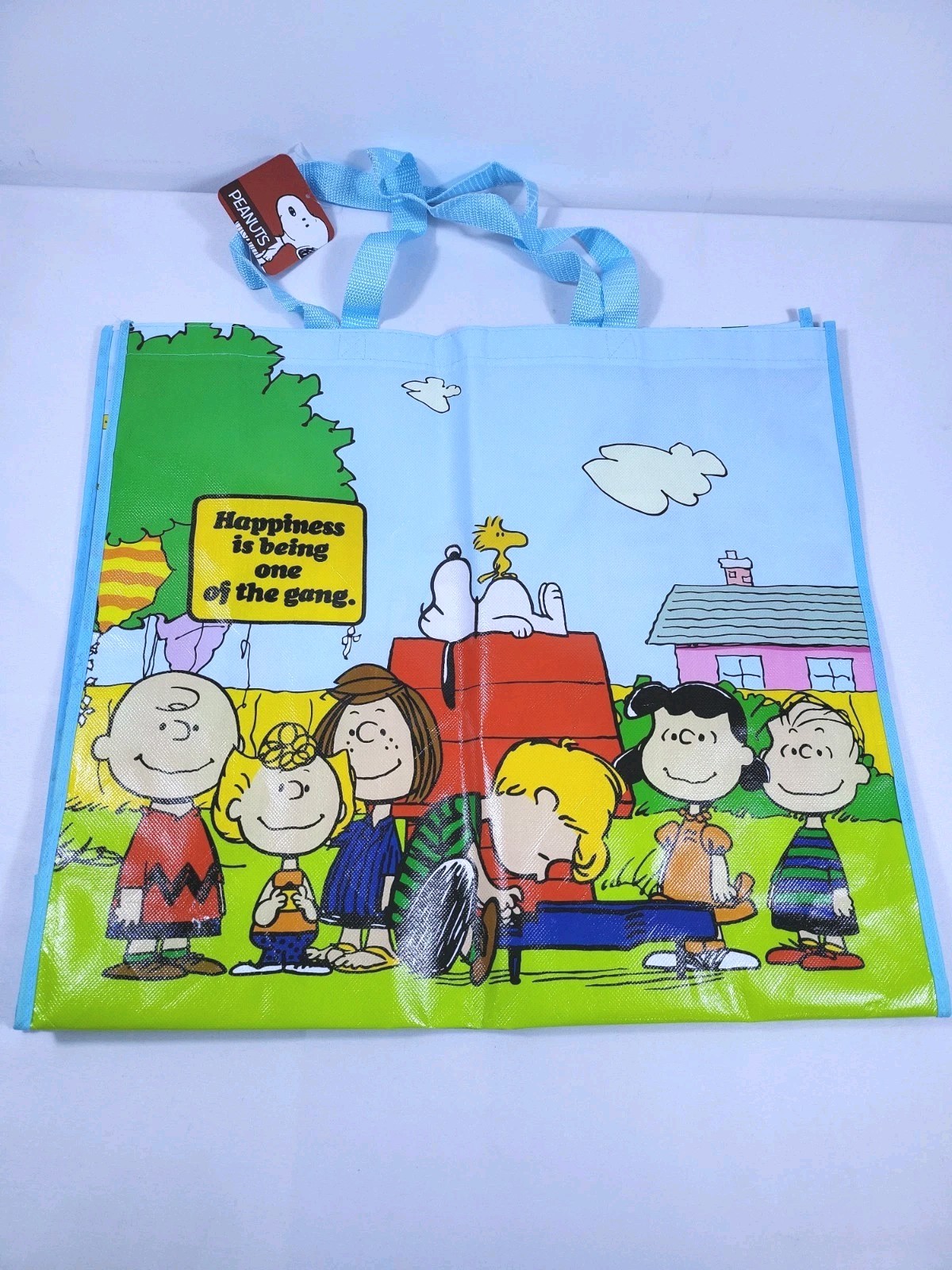Peanuts Gang New Reusable Shopping Bag Grocery Travel Bag 19.5″x17.5″x7.25″