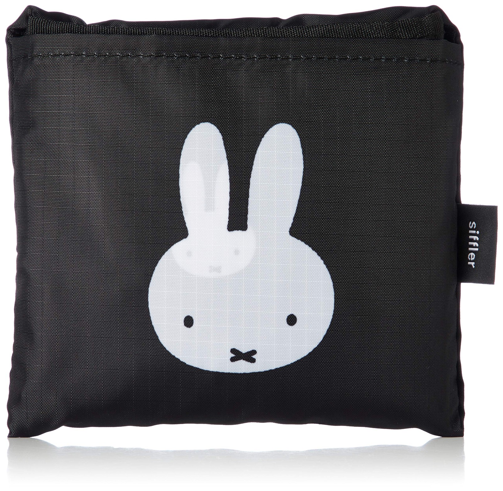 Miffy Foldable Eco Shopping Bag Black Face Reusable Tote Bag