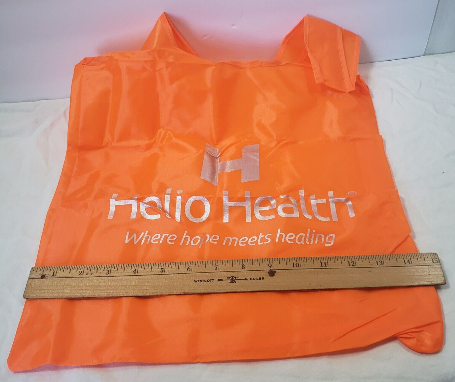 Helio Health Compact Reusable Bag Tote w/Pouch & Carabiner Advertising Syracuse