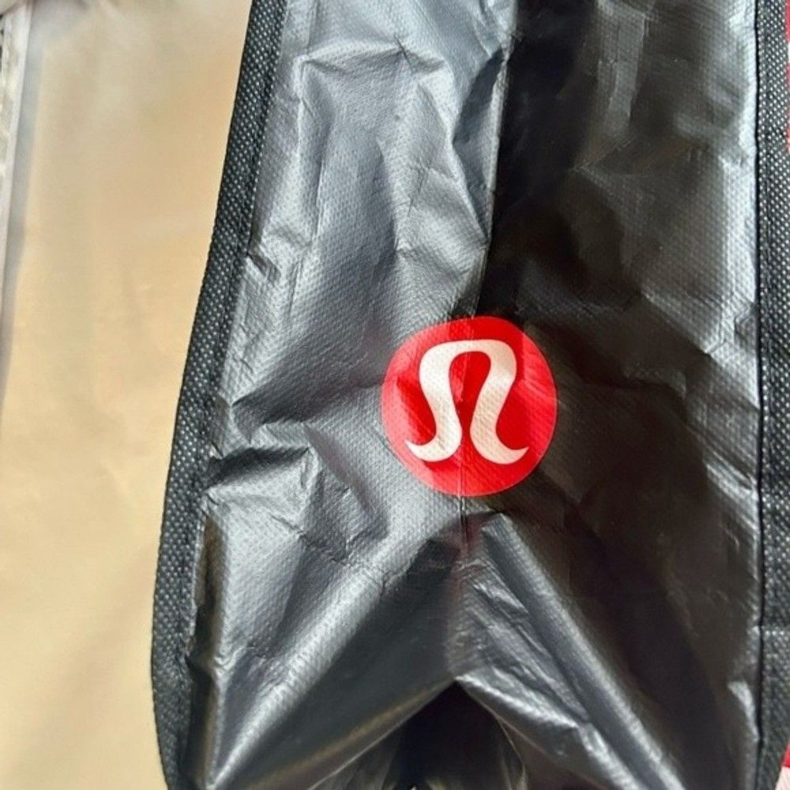3 Lululemon reusable shopping bags tote bags gift bags 3 sizes w/ strap handles