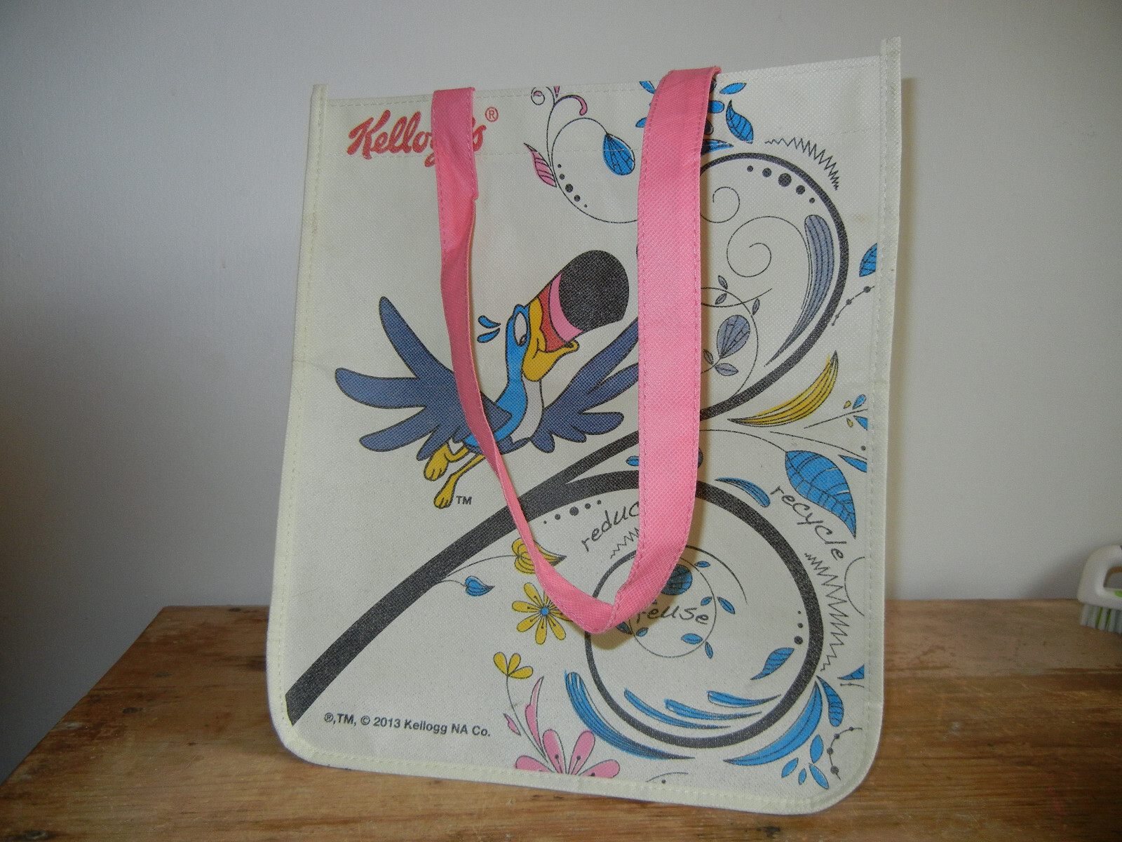 Kellogg’s Toucan Sam Fruit Loops Reusable Tote Bag 2013 Reduce Reuse Recycle