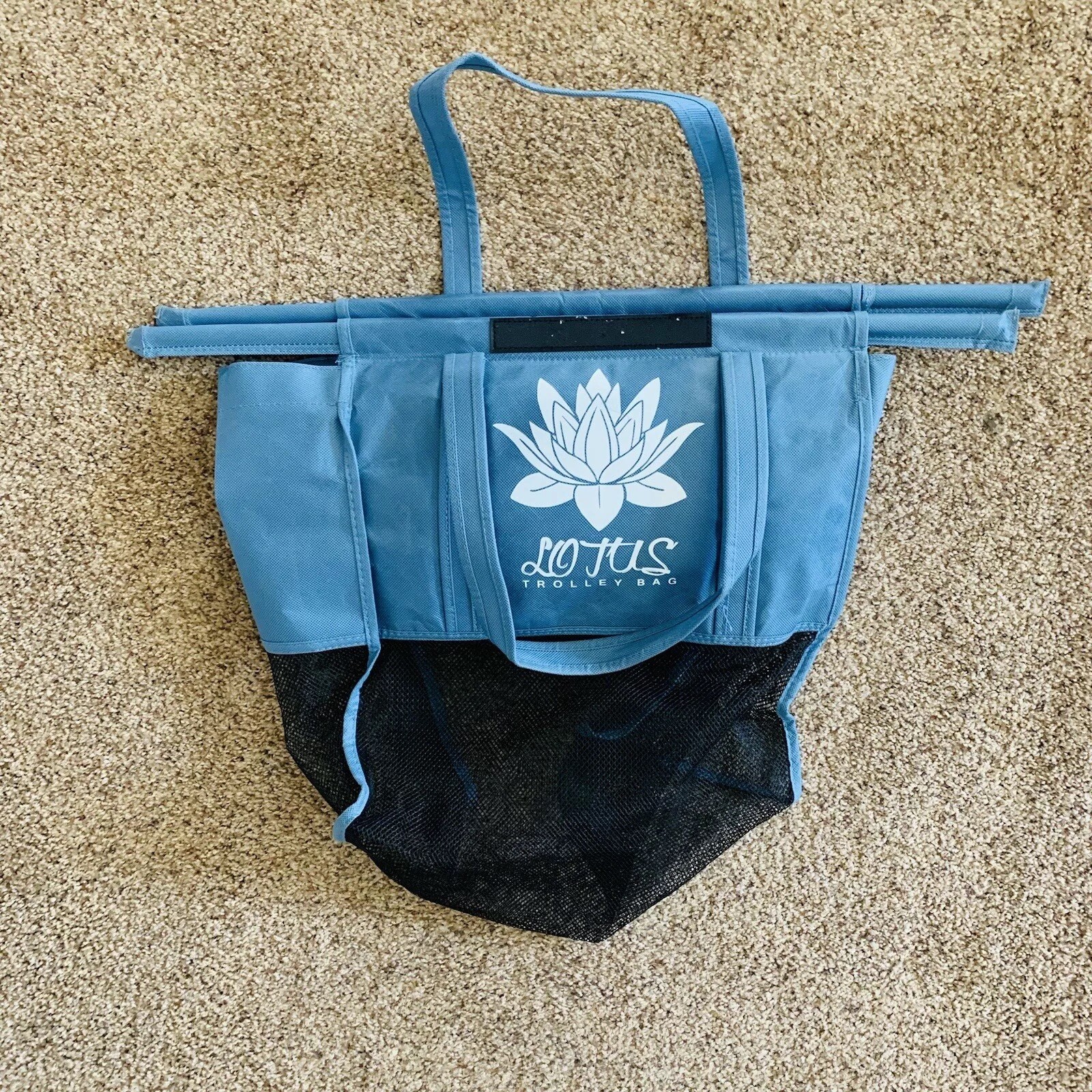 Lotus Trolley Bag Grocery Bags For Shopping Carts Lot 3
