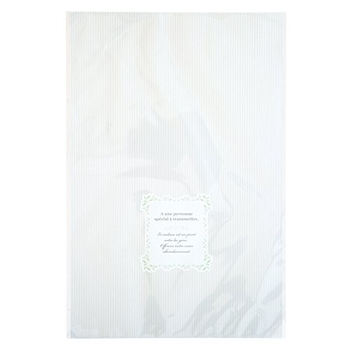 HEADS MTS-OP2 Striped OPP Gift Bags Made in Japan Mint Green 195mm W x 290mm H