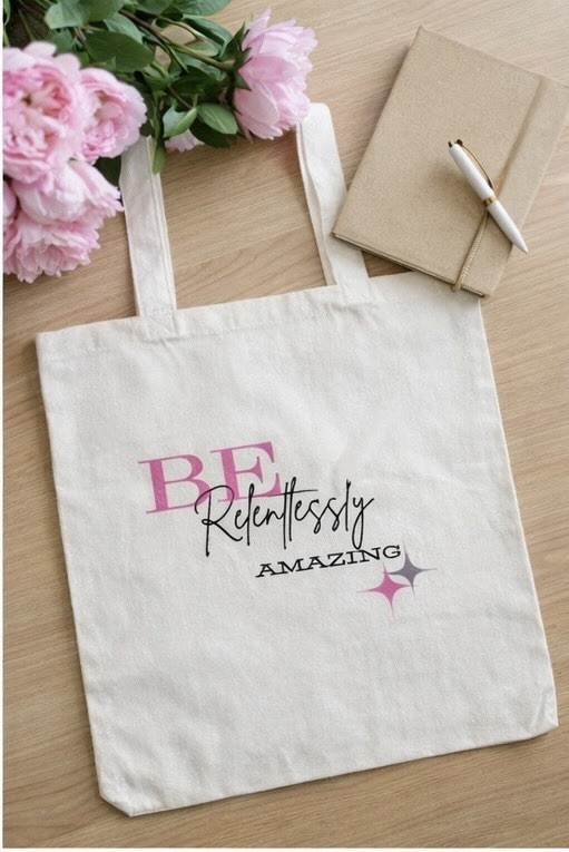 Beige Canvas Reusable Tote Bag Contemporary Solid Plain Design