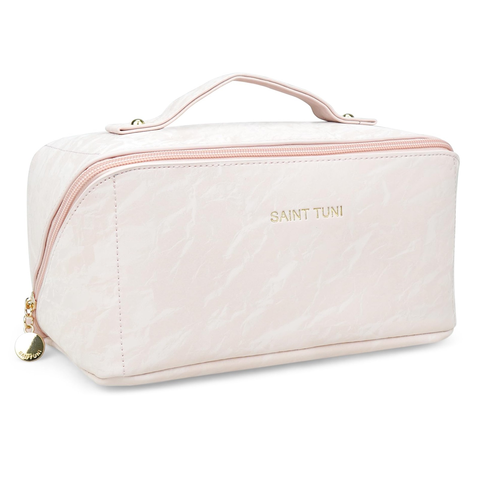 Cosmetic Bag,Travel Makeup Bag, Large Capacity Bags for Medium, Pink