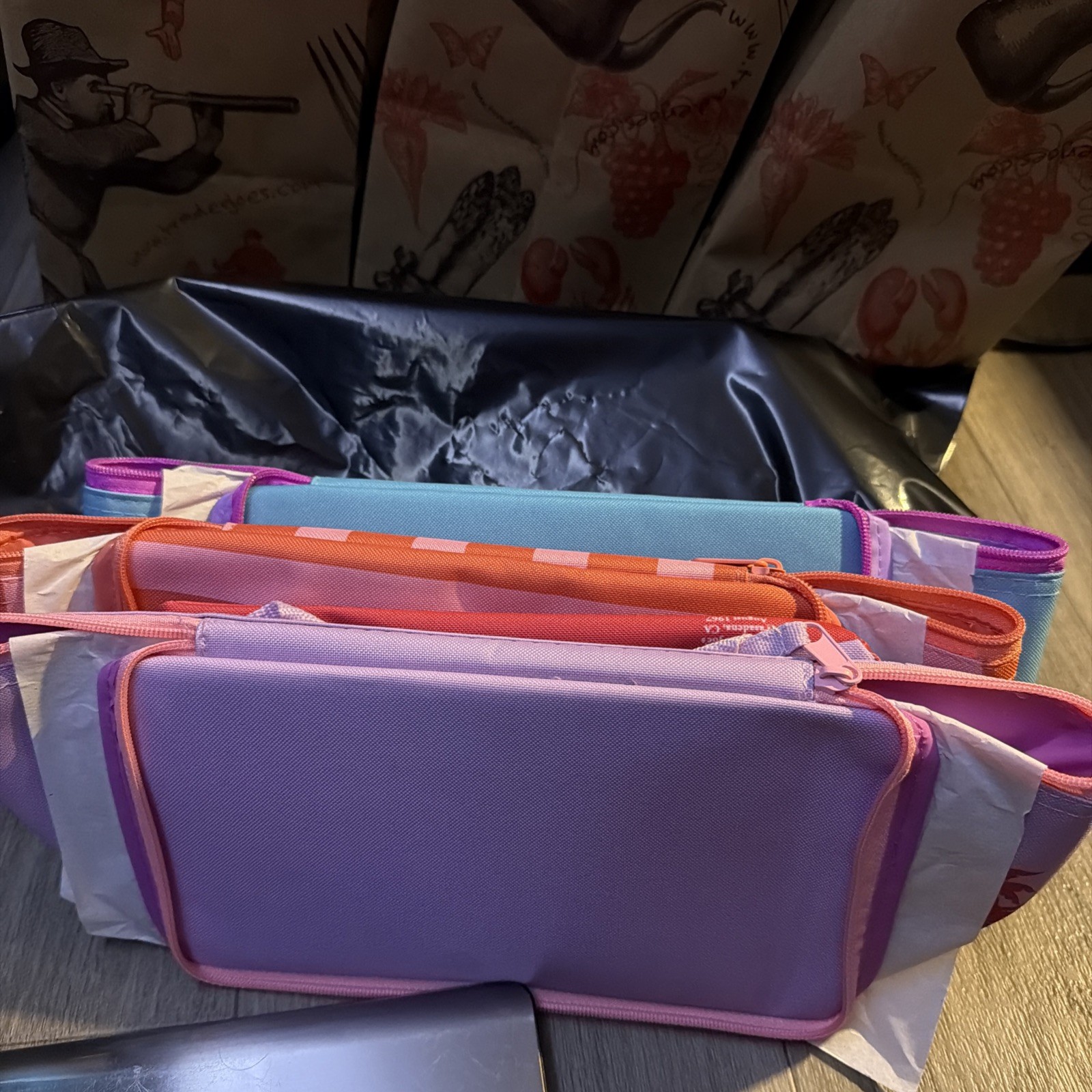 Trader Joe’s Insulated Summer Mini Totes 3 Pack AUTHENTIC Bags NWT 2026