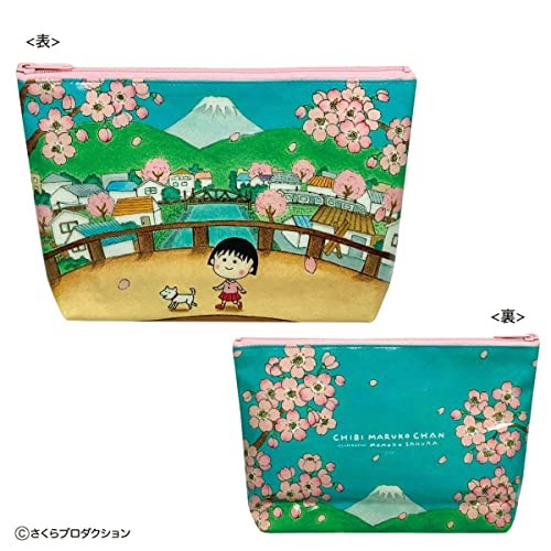 Toshin Pack Chibi Maruko-chan Pouch Spring at Tomoe River CM-PO521from JP