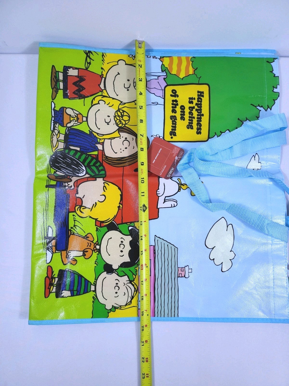Peanuts Gang New Reusable Shopping Bag Grocery Travel Bag 19.5″x17.5″x7.25″