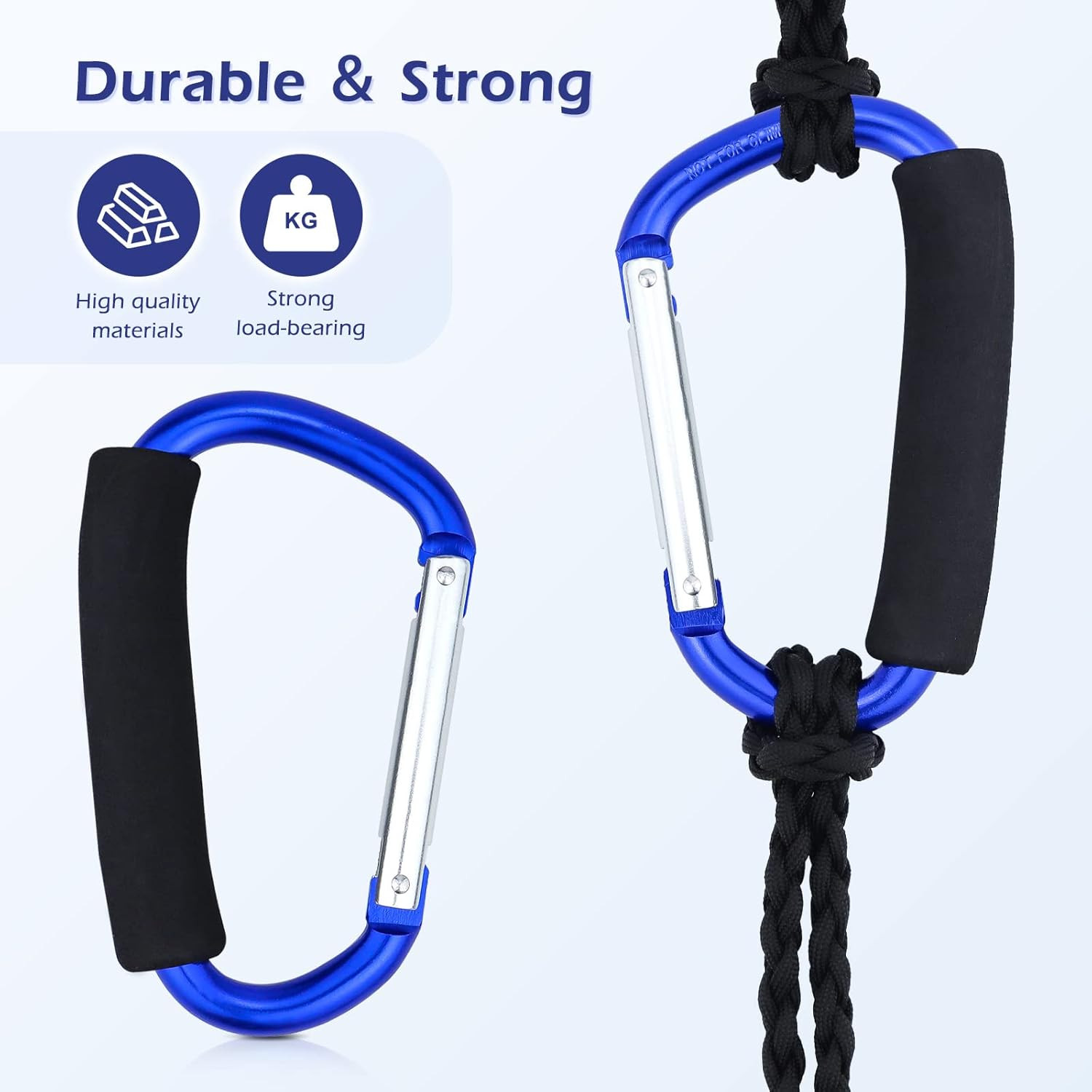 Grocery Bag Shopping Bag Holder Handle Carrier Tool Multi Purpose Snap Hook S…