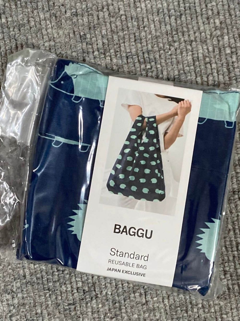 BAGGU Standard Eco Friendly Bag Hedgehog Japan Limited NEW