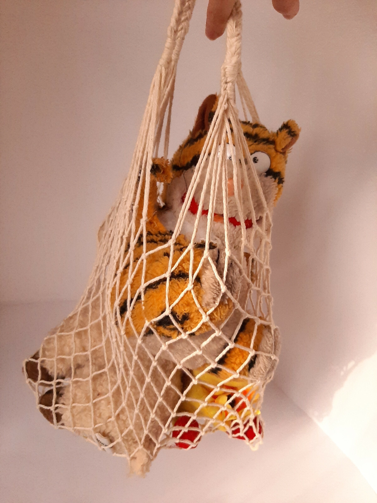 Handmade tote bag holder macrame bag mesh crochet bag market bag Eco friendly