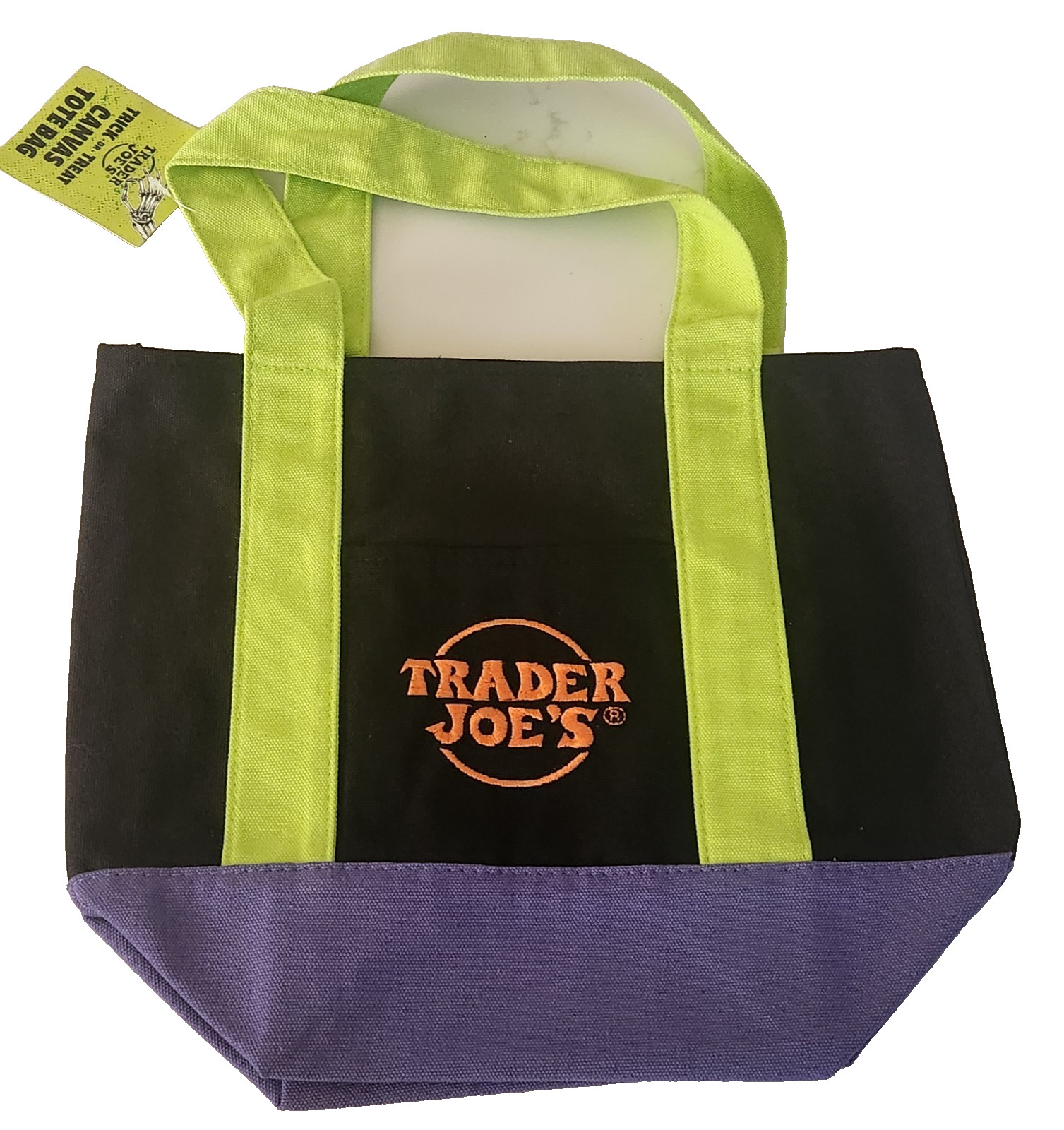 NWT TRADER JOE’S 2025 Limited Edition Reusable Mini Halloween Canvas Tote Bag